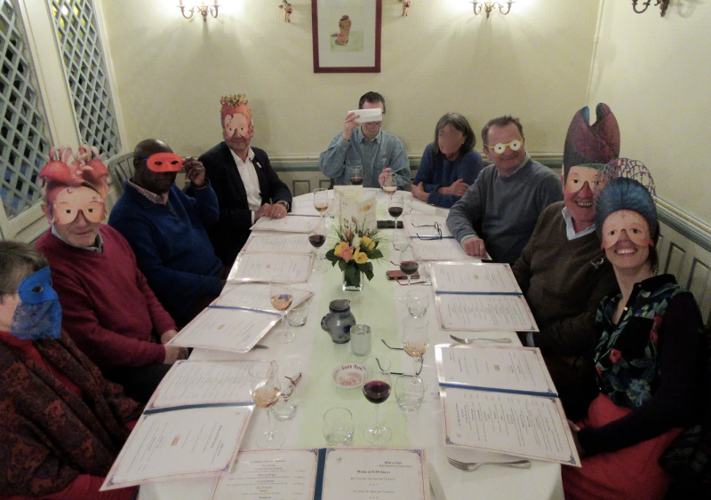 L'EQUIPE DE LA FOURCHETTE MASQUEE DE TOURS