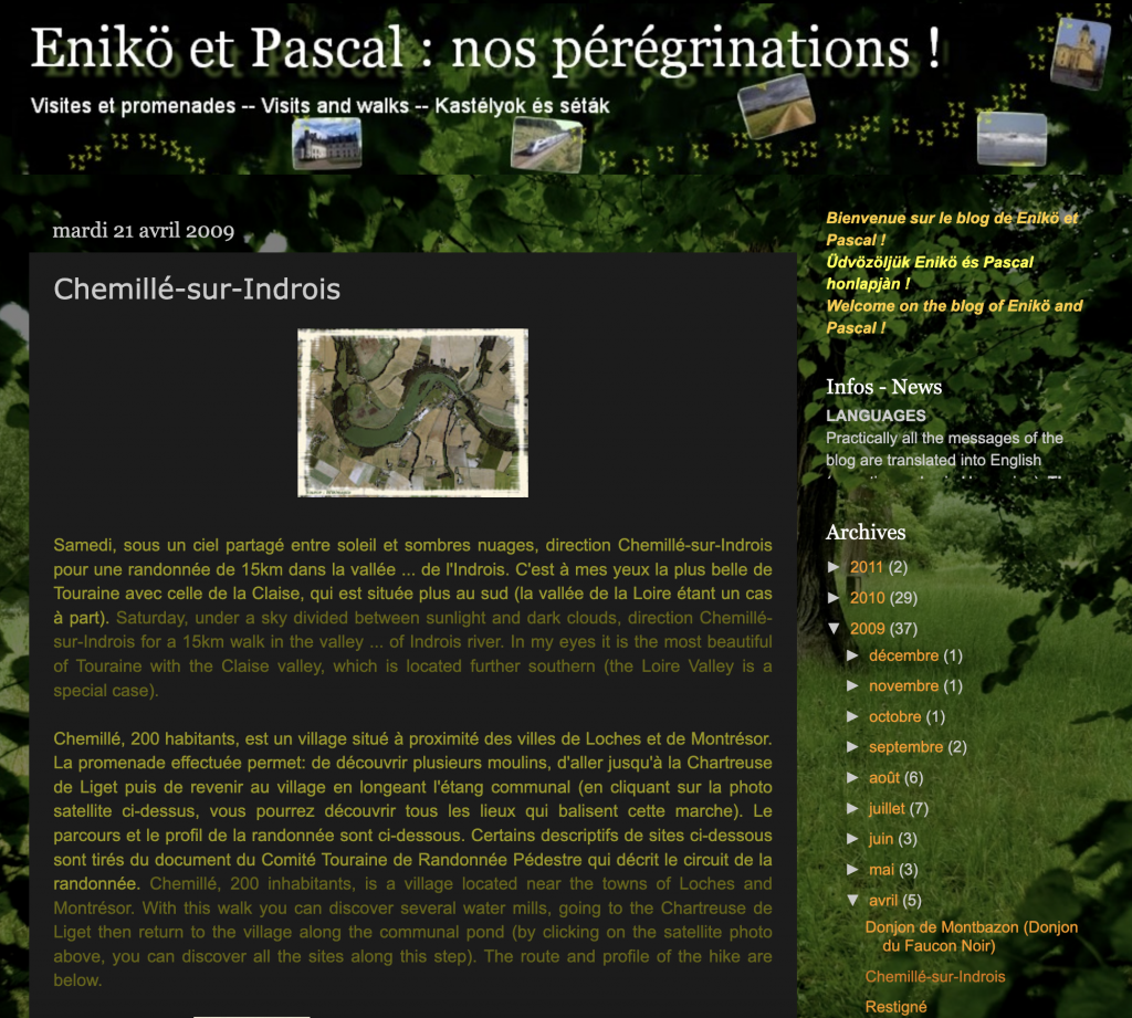 Bienvenue sur le blog de Enikö et Pascal ! Üdvözöljük Enikö és Pascal honlapjàn !