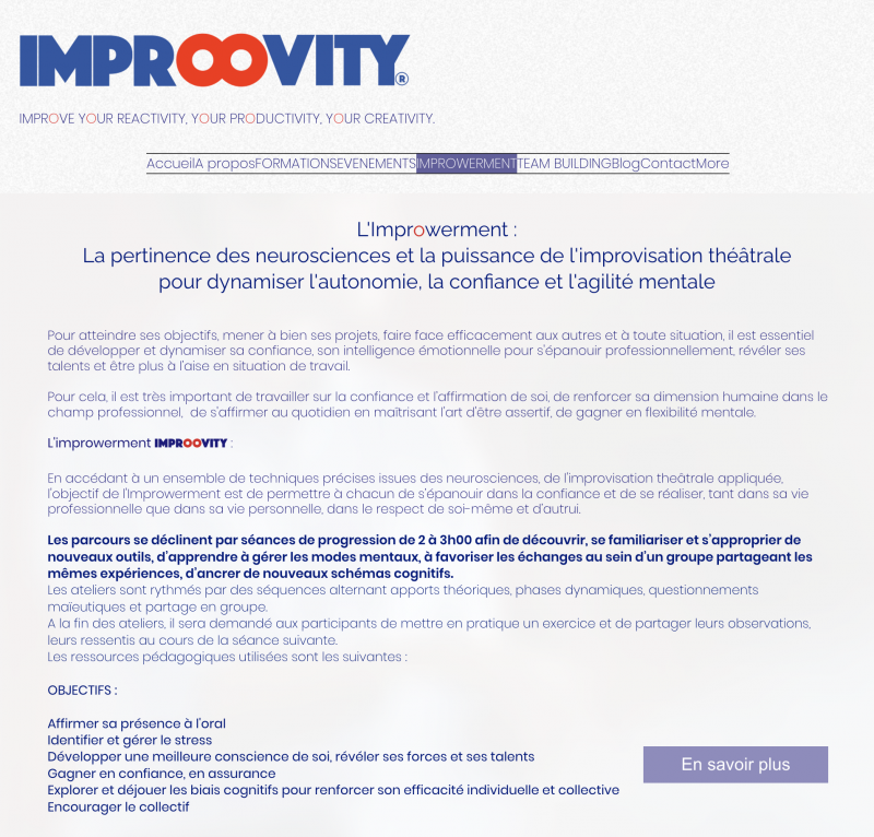improovity